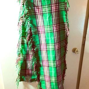 360 Cashmere Accessories - Burberry style print cashmere scarf, soft & long 360 Cashmere Accessories - Burberry style print cashmere scarf, soft & long